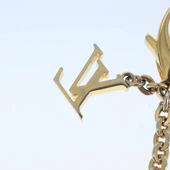 LOUIS VUITTON Hollow Flower Key Holder Gold M66975 LV Auth 106635M - Picture 7 of 10